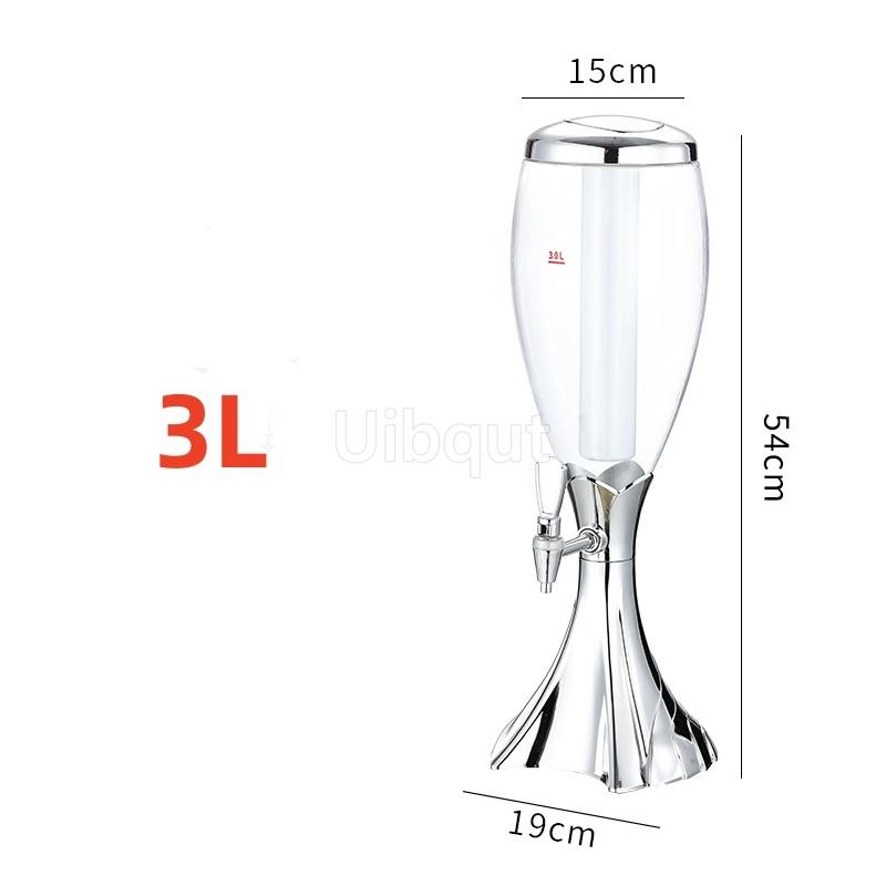 1.5L 3L Wine Beer Cannon Hotel Bar Ktv cocktail Beer Pagoda Tea Bucket Restaurant Drink Appliance wine mini bar wine bottle
