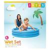 Intex 59416NP Crystal Blue Three-Ring Inflatable Paddling Pool, 1.14m x 25cm