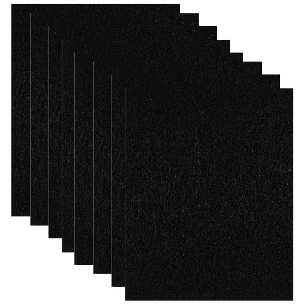 8pcs Household Trash Can Charcoal Filter Pads Convenient Filter Mats Activated Carbon Litter Deodorizer Smell Odor Eliminators