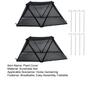 Foldable Plant Shade Tent Sun Shade Cloth with Stakes Raised Garden Bed Cover UV Resistant Sunblock Shade Net for Outdoor Plants