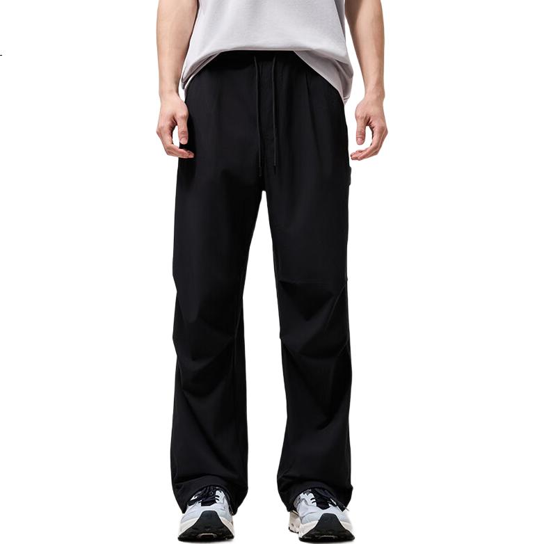GEVAERT Quick-Dry Casual Pants Men's Trousers Summer Lightweight Loose Straight-Leg Versatile Drawstring Paratrooper Pants