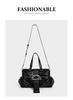 Large Capacity Punk Style Rivet Crossbody Bag - Trendy, Casual, Versatile Women's Shoulder Bag