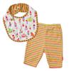 Oily Lily Baby Bib and Pants Set, Yellow, Size 80, OB1520