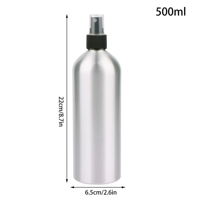 Bouteille Spray Vide en Aluminium 30/50/100/120/150/250/500 ml Bouteille Cosmétique Mini Bouteilles Atomiseur en Métal Taille Voyage Pour Cosmétiques