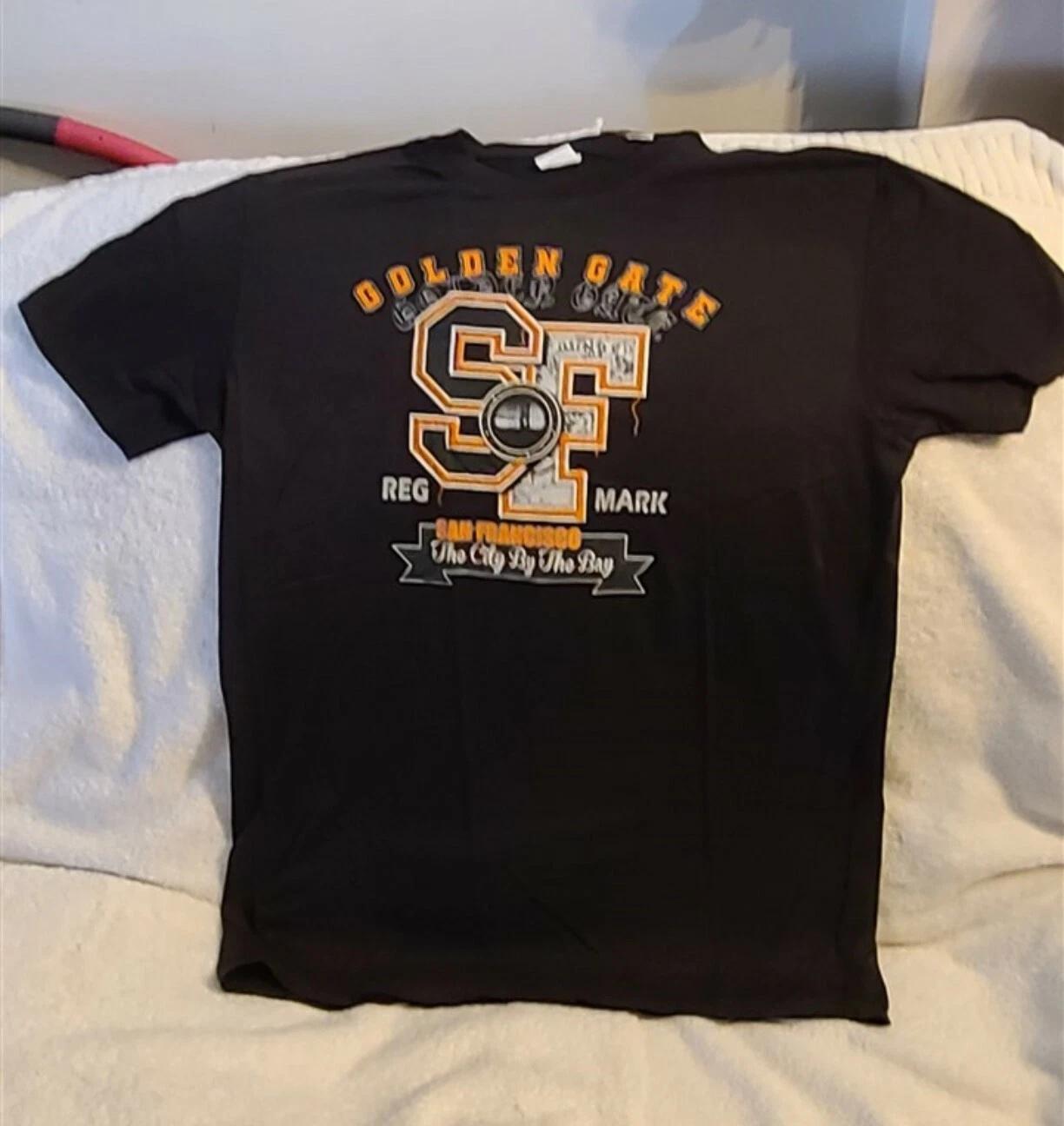 

SAN FRANCISCO CALIFORNIA GOLDEN GATE BRIDGE CITY BY THE BAY T-shirt L