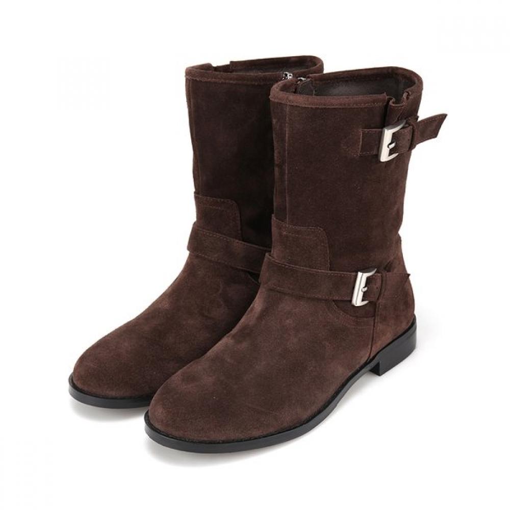 Barbara Leather Split Casual Ankle Boots Bbi834br 250mm