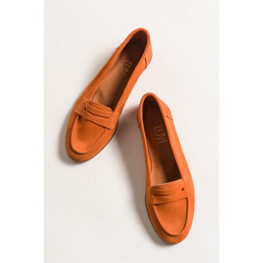 Women's Genuine Suede Leather Casual Shoes Loafers