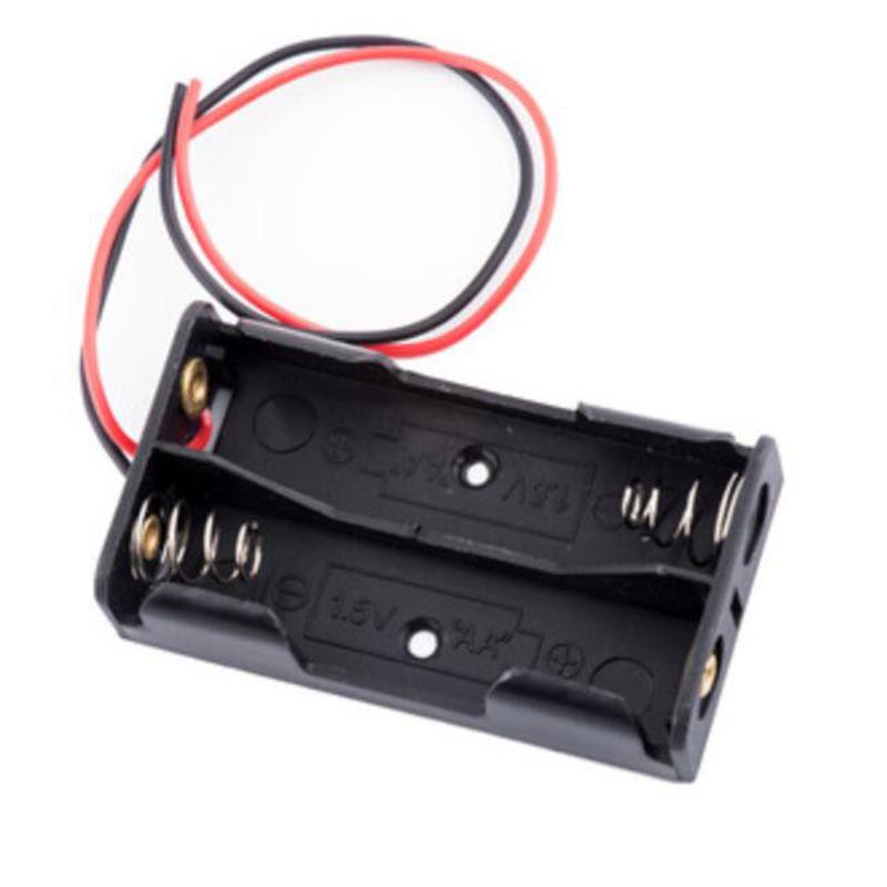 5pcs 1 2 3 4 Slots Ports AA 2AA 3AA 4AA 1.5v 3v 4.5v 6v Size Power Battery Storage Case Box Holder 3Xaa 2xaa Aa With Leads