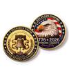 250th Anniversary Commemorative Coin Independence Day Founding Medal Challenge Coin Embossed Metal Coin Color Printed Badge