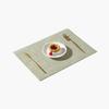 Hui Huang Square Leather Placemat