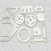 304 Stainless Steel Flat Washers U Shim Metal Stock Construction GB96-85