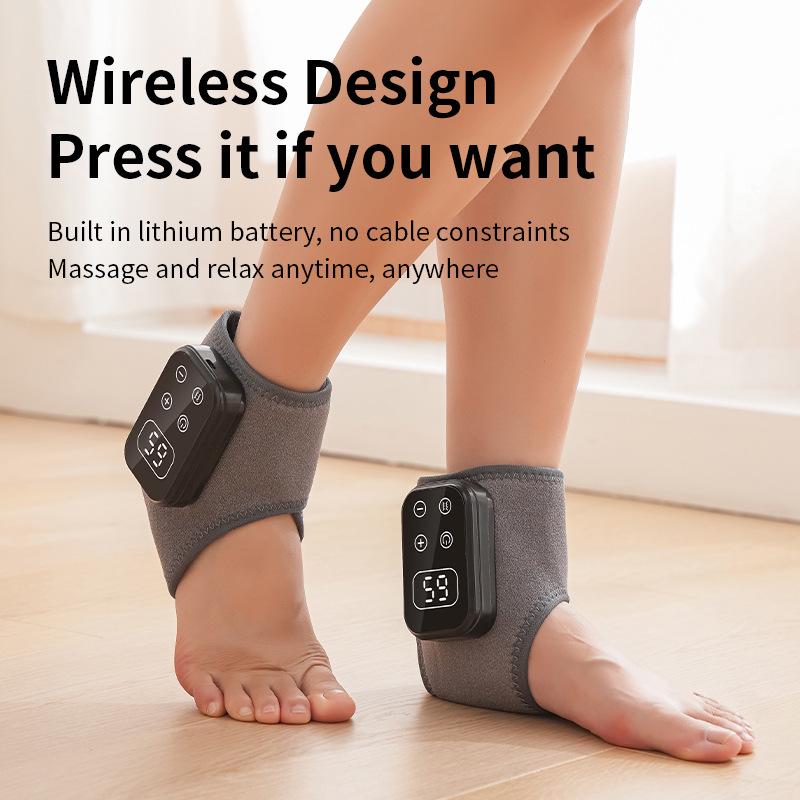Graphene Electric Heating Ankle and Wrist Massager - Warm Compress for Joint Relief