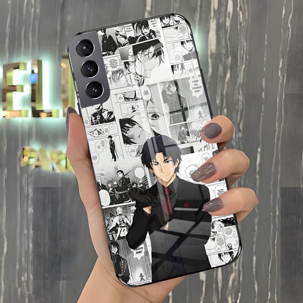 Anime Seraph Of The End Phone Case For Samsung A25 A13 A33 5G A54 A36 A35 A56 A52 A14 Shockproof Glass Cover