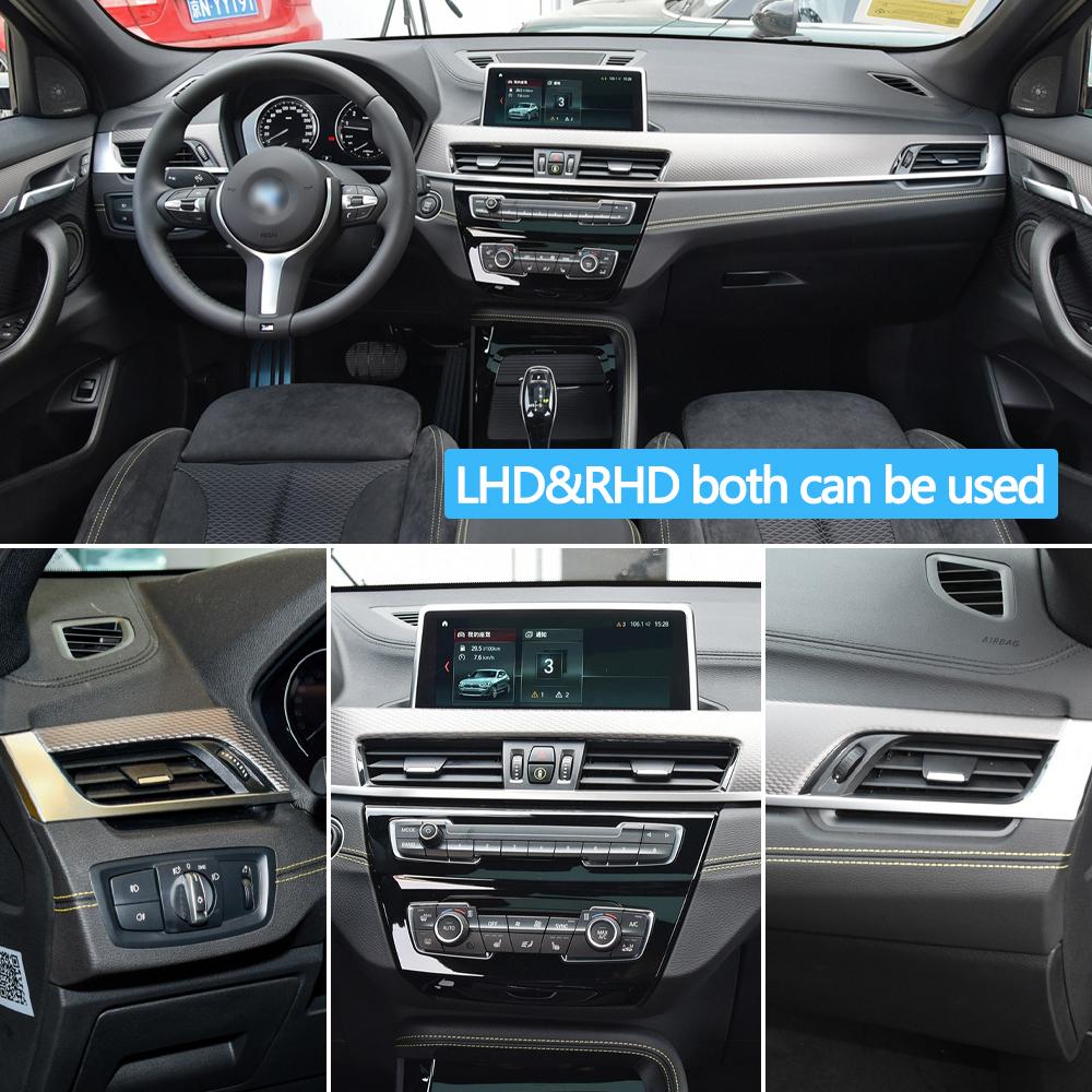 Car Front Dashbpard Air Conditioning Middle Left Right AC Vent Grille Repair Kit For BMW X1 X2 2 Series F48 F49 F39 F45 F46