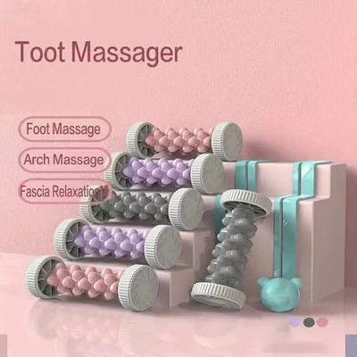 1 Stück Rolle Hand Fußmassagegerät Linderung Plantarfasziitis Fußgewölbeschmerz Yoga Fitness Fußsohle Muskelentspannung Fußmassage Rolle