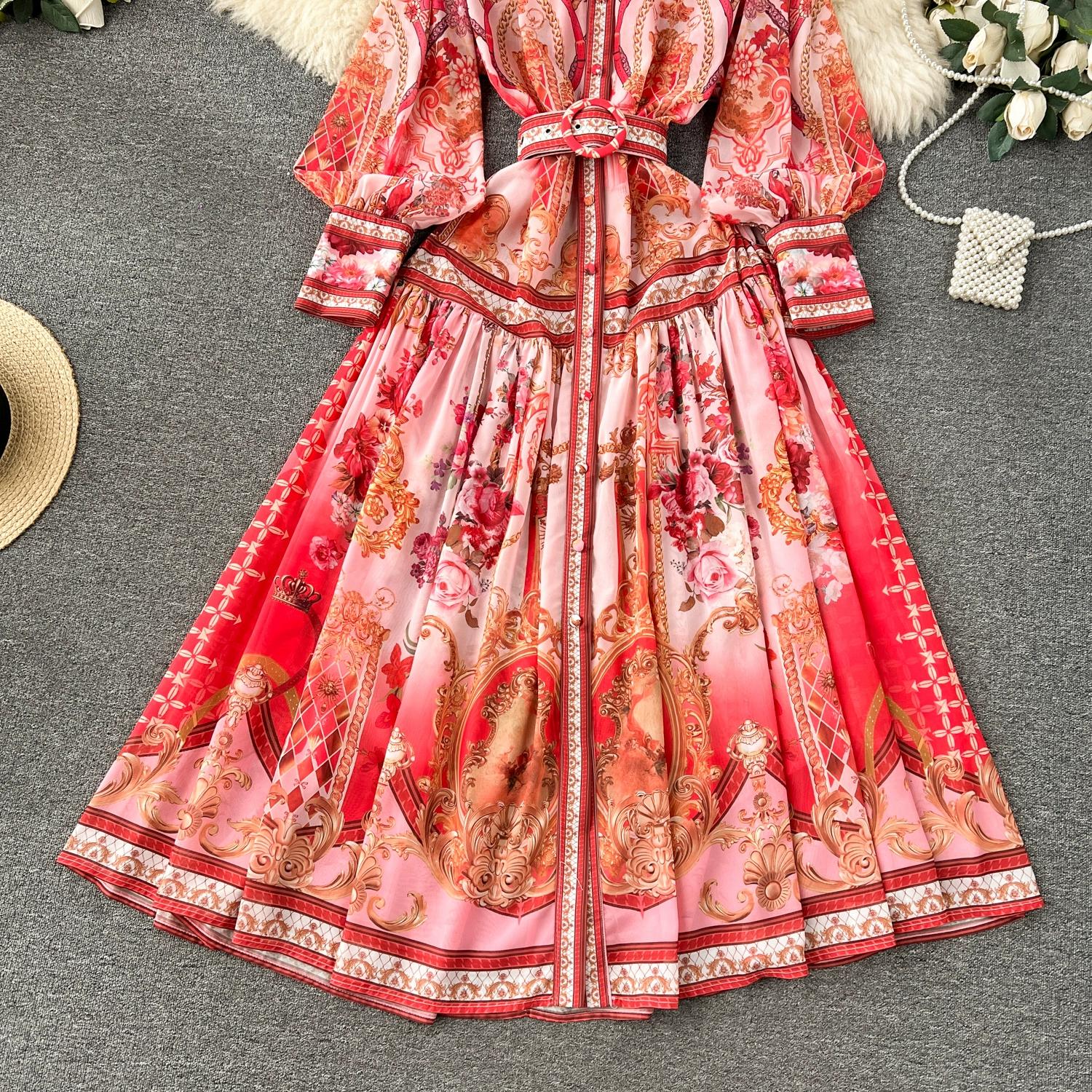 Богемное шифоновое зеленое платье макси — фото 8