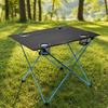 Easy to Set up Portable Outdoor Table with Mesh Storage Pockets Foldable