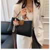 2025 Women's Color Block Bucket Bag - Korean Style Versatile Handbag and Crossbody for Ladies