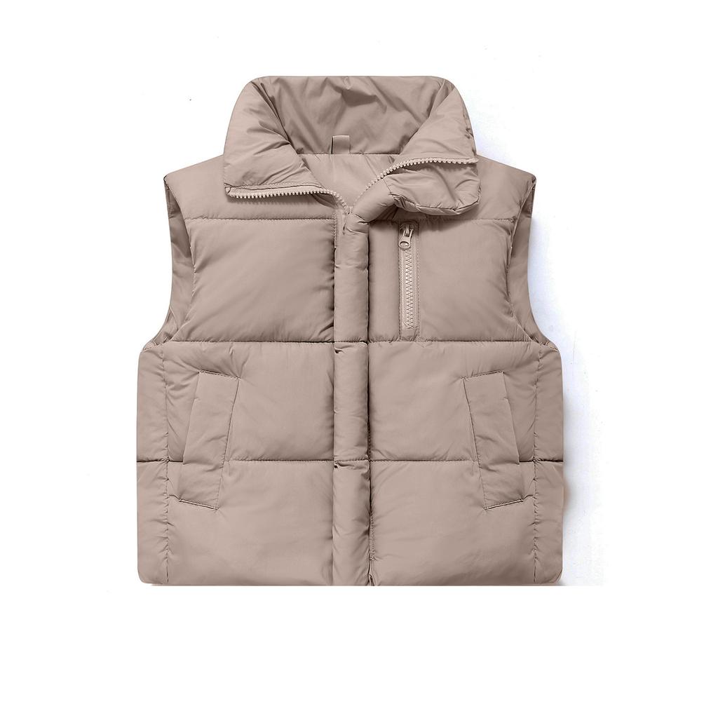 Children's Fashionable Casual Hooded Vest Jacket
