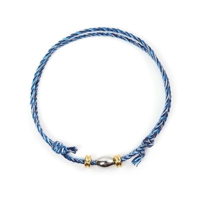 [Jbans] Silver Gold Brass Knot Bracelet (C2101-Ac807_Bl) (7381324)