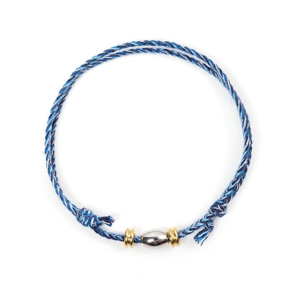 [Jbans] Silver Gold Brass Knot Bracelet (C2101-Ac807_Bl) (7381324)