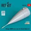 Reskit Mirage 2000N Radome Plastic Model Kit Parts 1/48 (for Kinetic/Italeri) RSKU48-0405 (Airplane)