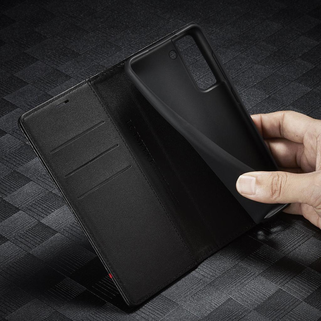 Carbon Fiber Leather Phone Case for Samsung S25/S24+/S23 Ultra/S21 FE