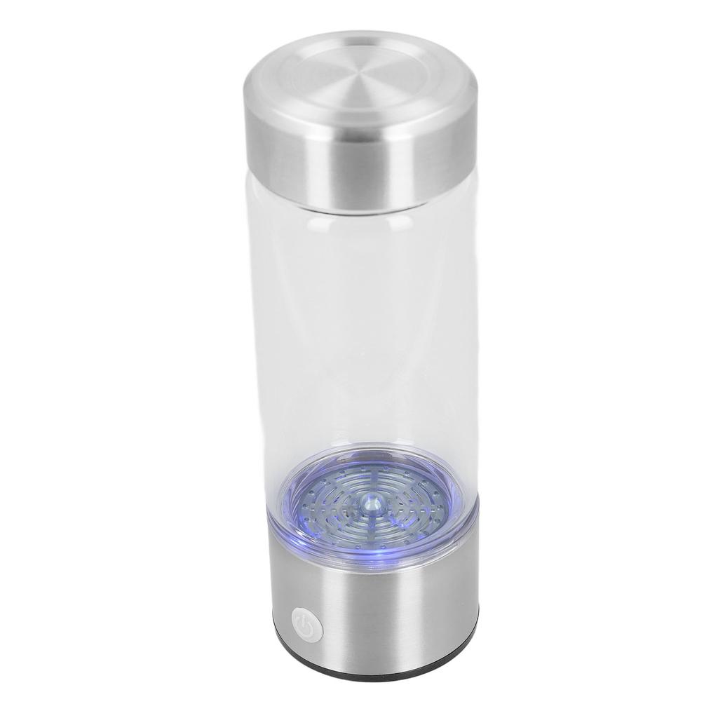 420ml Hydrogen Water Bottle Rechargeable Quick Electrolysis 1000PPB Hydrogen Rich Water Bottle Gener