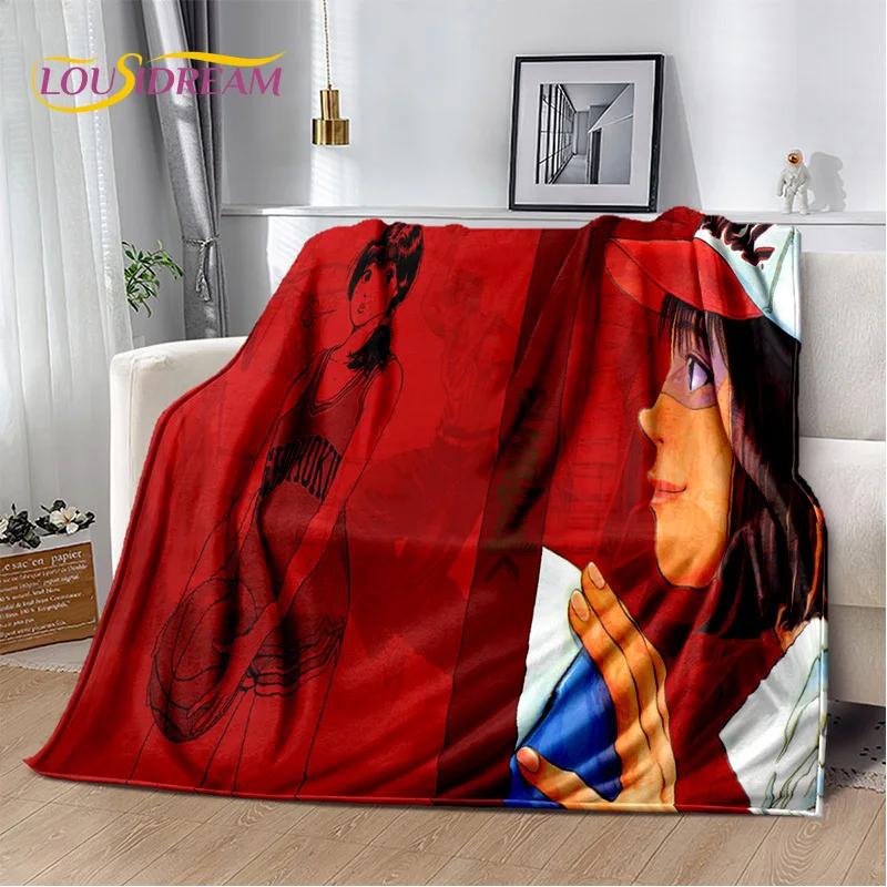 2026 New Cartoon Slam Dunk Anime Basketball Soft Blanket,Soft Throw Blanket for Home Bedroom Bed Sofa Picnic Travel Child Gift