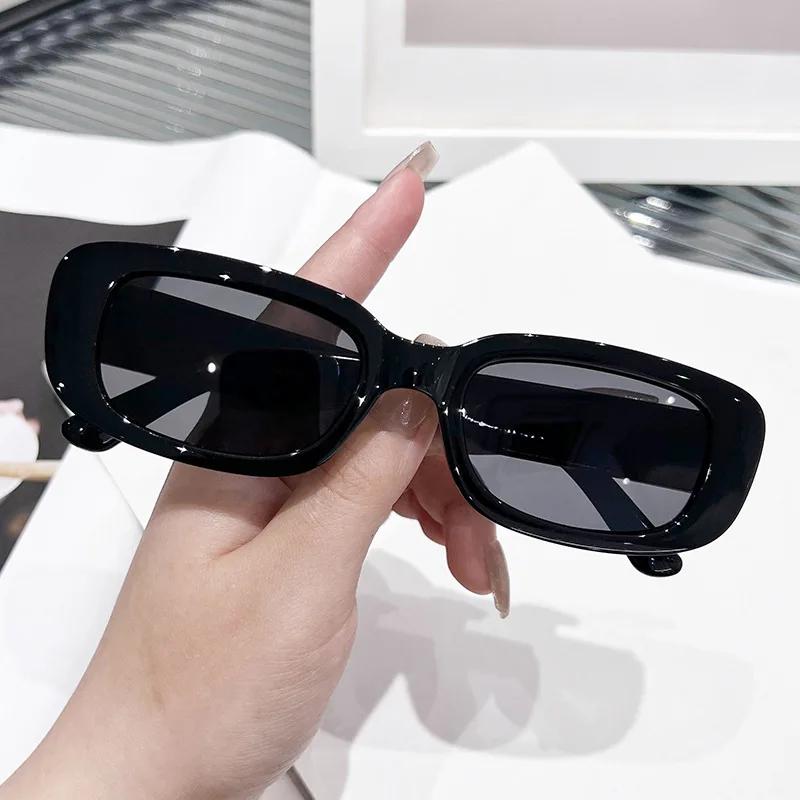 Brand Designer Square Frame Sunglasses Women Vintage Black Mirror Sun Glasses Big Frame Cool Sexy Female Fashion