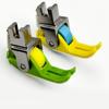 2Pcs Roller Presser Foot for Sewing Machines Smoothly Stitching Easy To Install Replaceable Sewing Roller Presser Foot