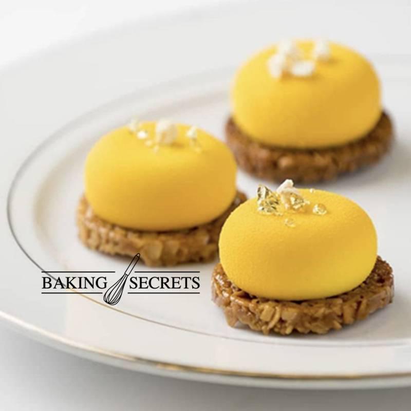 8-Cavity Round Mousse Cake Mold, 3D Silicone for Mirror Glaze and Desserts