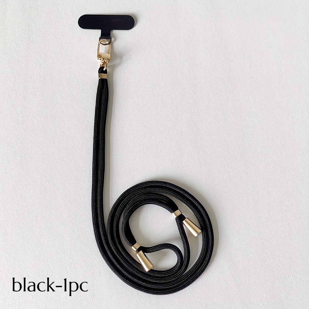Adjustable Phone Strap with Gold Buckle Polyester Crossbody Holder Hands-Free for Mobile Multi-Color