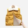 Baby Boys Girls Vest Autumn Spring Sleeveless Turn-down Collar Jacket Young Children Coat Kids Warm Waistcoat Outwear Clothes Casual