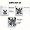 The Elric brothers Alphonse Elric 2D Flat Pattern Flannel Blanket High quality All Seasons Warmth and Comfort Perfect for Christmas Gifts.NMT0928188