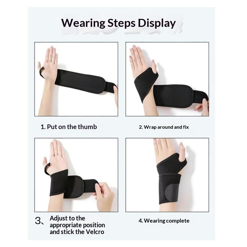 1/2Pcs Adjustable Wrist Brace Perfect For Support Wrap Strap Hand Carpal Tunnel Brace Fitness Suitable Both Right Left Hand