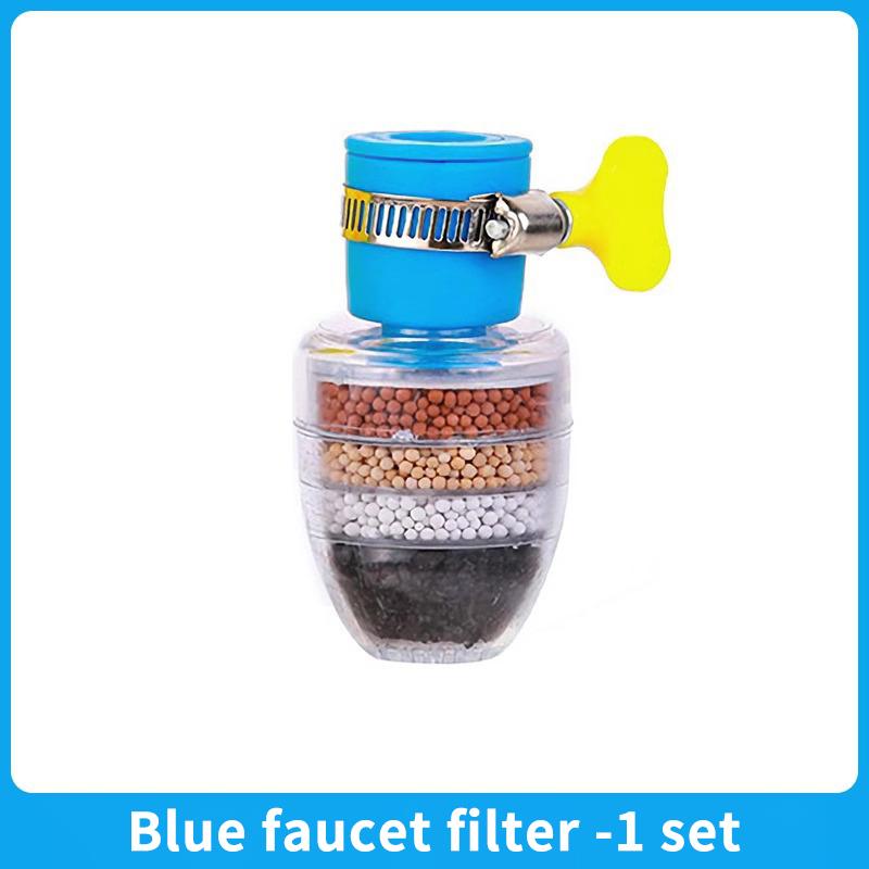 

6 слоев фильтра для воды очиститель крана медицинский камень кокосовый уголь насадка для крана кухонные принадлежности бытовой фильтр для воды 8CM