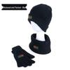 Deaite Men's Thermal Winter Hat, Gloves & Scarf Set
