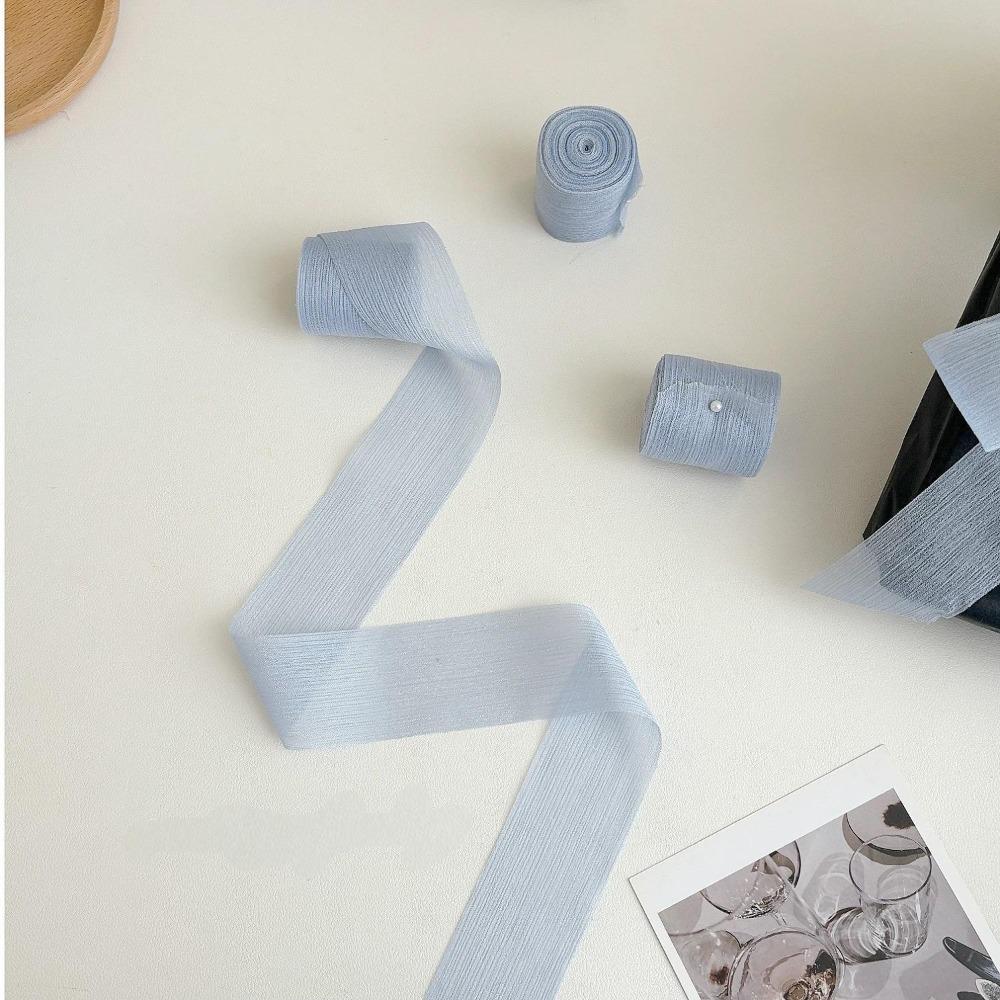 4cm Panglici din Fir pentru Înfășurat Cadouri, Buchete, Material de Ambalare Cadouri, Panglică Creativă din Șifon