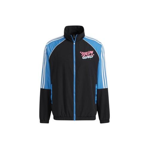 adidas Casual Sports Three-Stripe Jacket Hoodie Men s Black XL чёрный
