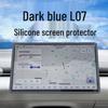 Deep Blue L07 Console Screen Protector: Anti-Collision Silicone Frame for Navigation