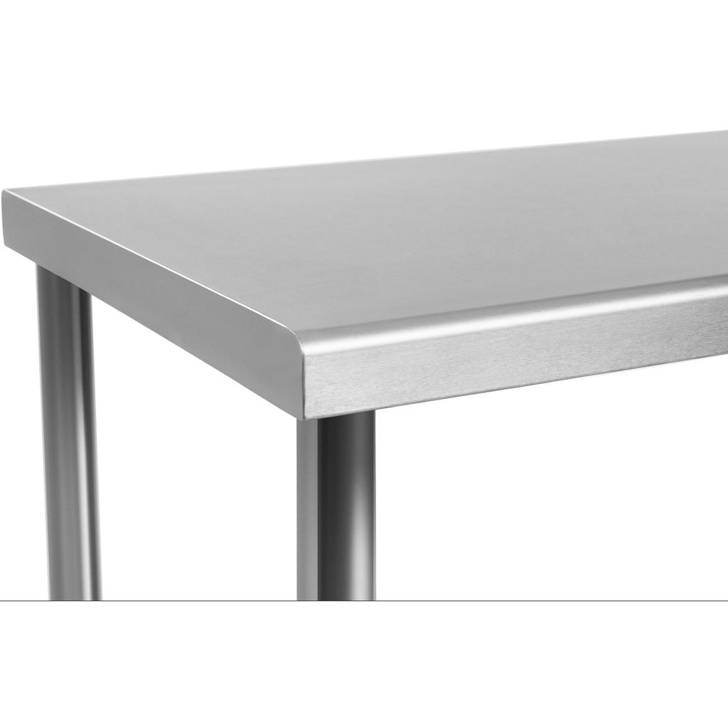 Kitchen Table Worktop Stainless Steel Lower Shelf