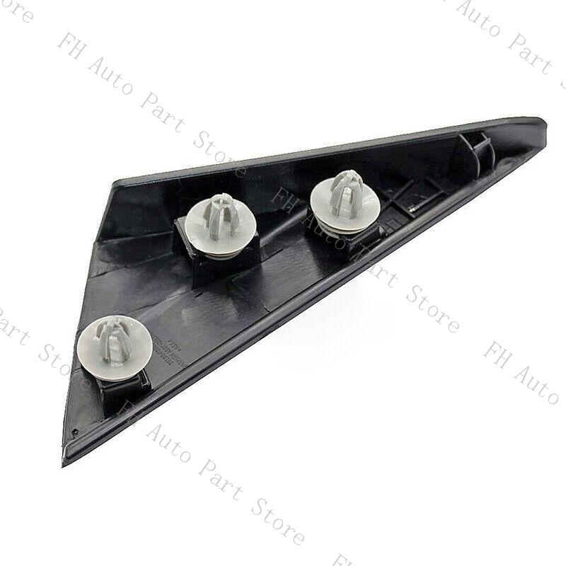 2PCS For 2016- Hyundai Tucson Rearview Side Mirror Corner Triangle Molding Trim Cover Panel Lid 86180D3000 86190D3000
