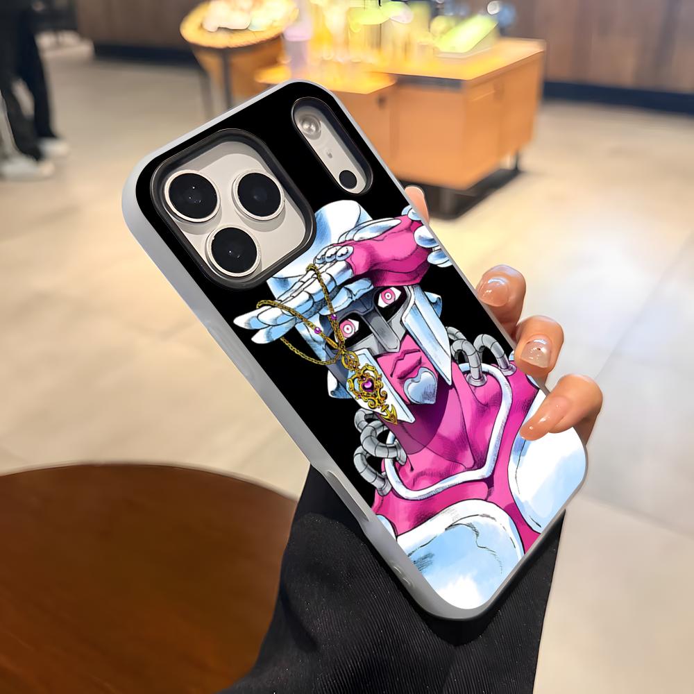 JoJos Bizarre Adventure Phone Case For IPhone 17 Air 16 E 15 14 Plus 13 12 11 Pro Max Jelly 2 In 1 Protective Case