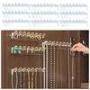 9Pcs 8 Hooks Necklace Holder Wall Mounted Jewelry Display Stand  for Bangles, Bracelets and Rings