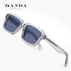 Óculos de Sol Polarizados Tendência Street Style Europeu e Americano S32105Óculos de Sol Vintage de Acetato de Alta Qualidade Feitos à Mão com Proteção UV