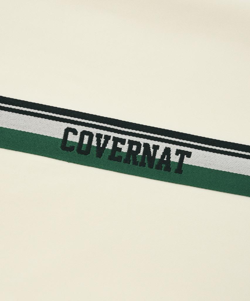 COVERNAT Retro Track Wide Pants Cream