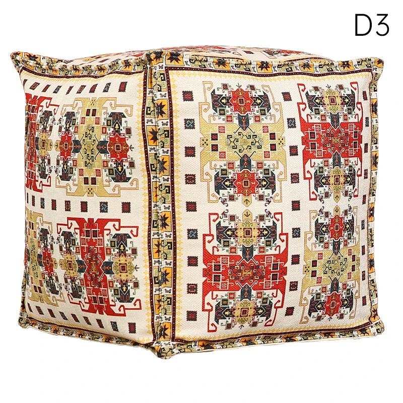 Чехол для подушки для медитации в марокканском стиле размером 45x45 см ленивый футон чехлы для подставки для ног ненабитый домашний пуф с татами для эркера 5990₽