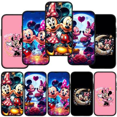 Handyhülle für Samsung Galaxy S24 S23 iPhone 16 15 14 Xiaomi Redmi Note 13 12 11 Plus 10 9 Pro Max X XR OPPO Huawei Neue Mickey Mouse Süße Minnie Hülle