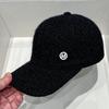 Herbst und Winter Baseballkappe Damen All-Match Kuppel Trendige Kappe Für Herren Retro Koreanischer Stil Snapback Kappen Lässig Dick Warm Neu